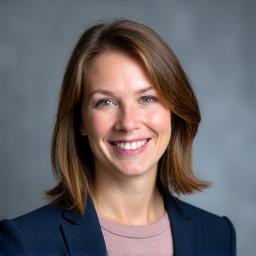 Profesjonelt portrett av Dr. Ingrid Larsen.